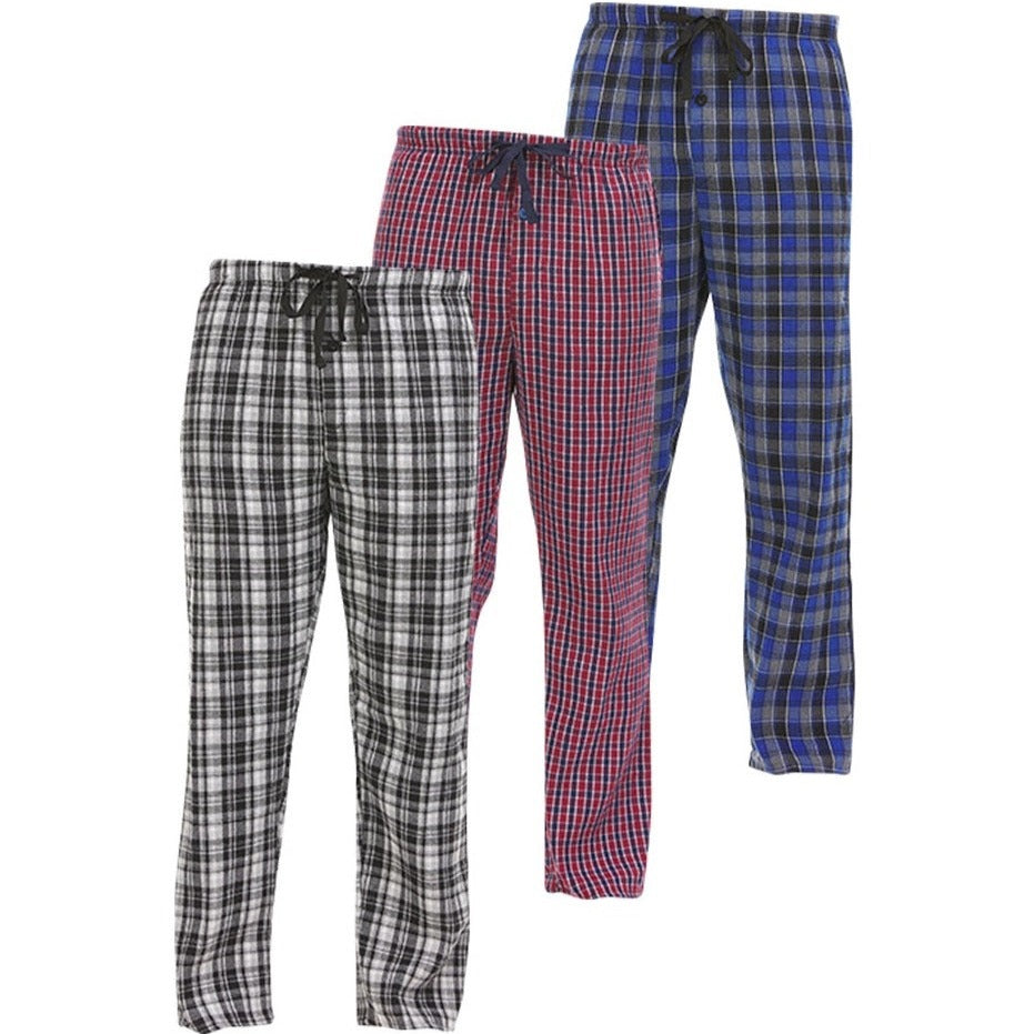 DARESAY Flannel Pajama Pants for Men - Soft Cotton Plaid Pajama Pants, –  daresay