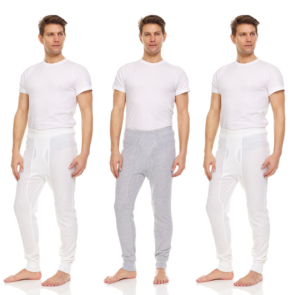  Men's Thermal Underwear - White / Men's Thermal