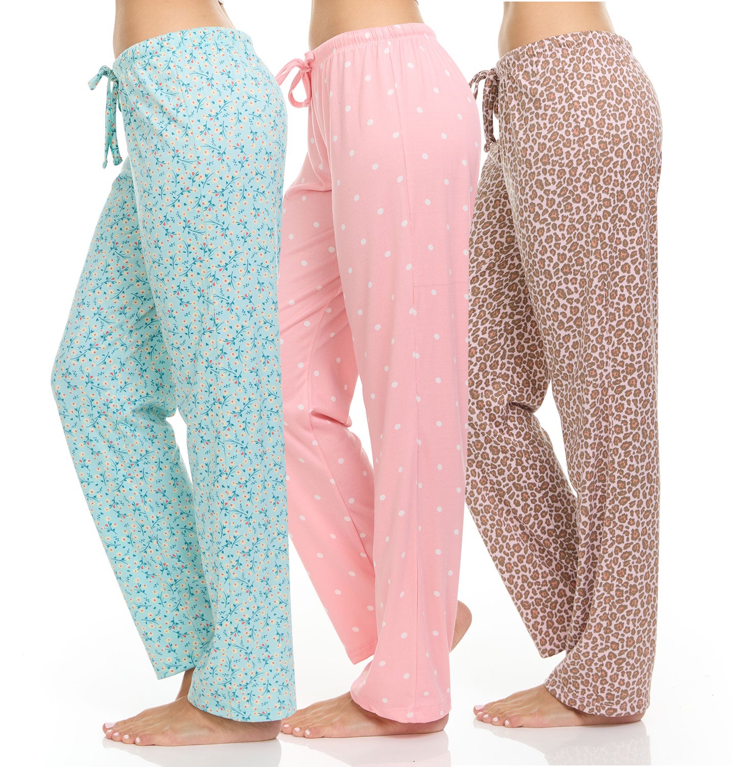 DARESAY Women's Printed Lounge Pants – Comfortable Long Pajama