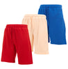 3-Pack Premium Men’s Fleece Sleep Shorts- - Athletic Activewear Short with Pockets- Sweat Shorts for Sports, Gym, Workouts