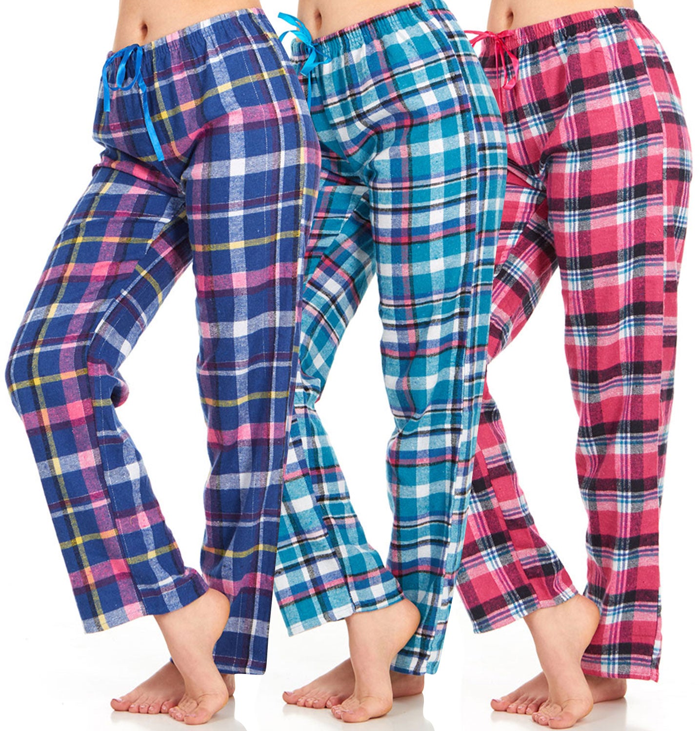 3-Pack Women's Flannel Pajama Pants Basically Bedtime Soft