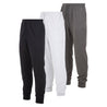 DARESAY Men's Lounge Pants- Soft Cotton Jersey Knit Lounge Bottoms, Mens Pajama Pants With 2 Deep Side Pockets, 3-Pack